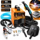 Aparat de taiere cu plasma tip invertor 40A, 220V, grosime 1-8mm, regulator presiune aer, afisaj digital CUT40 Breckner Germany