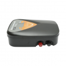 Aparat generator de impulsuri 14 Joule, 12V/220V, 140 km cu afisaj LCD pentru gard electric IPX6 Breckner Germany