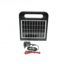 Aparat generator de impulsuri 2 Joule 10km, 220V cu panou solar 5W 9V si baterie 6V 7Ah Breckner Germany