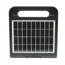 Aparat generator de impulsuri 2 Joule 10km, 220V cu panou solar 5W 9V si baterie 6V 7Ah Breckner Germany