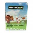 Aparat generator de impulsuri DC 12/220V, 4.5 Joule 40km pentru gard electric BRITMANN