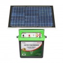 Aparat generator impulsuri 12V 6.2 Joule 40km cu panou solar 20W gard electric Breckner Germany