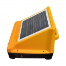 Aparat generator impulsuri pentru gard electric 12V, 4 Joule, 40km cu panou solar 20W si baterie 12V/12Ah Breckner Germany