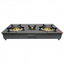 Aragaz, plita cu 3 arzatoare din fonta 2.5KW, sticla securizata 700x380x94mm Breckner Germany	
