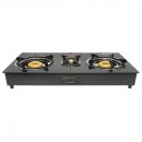 Aragaz, plita cu 3 arzatoare metalice 2.5KW, sticla securizata 700x380x94mm Breckner Germany