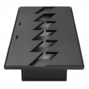 Arzator incastrabil, Bioetanol, 846 x 150 x 75 mm, Otel, Negru, pentru Interior/Exterior