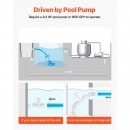 Aspirator automat pentru piscine, furtun 9.6 m, putere min pompa 550 W