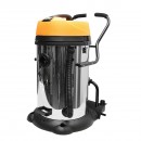 Aspirator profesional industrial umed/uscat volum 75L tensiune alimentare 220V, putere 2x1200W corp din inox Hoteche