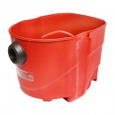 Aspirator profesional industrial volum 30L 220V 1600W corp din plastic PP Breckner Germany