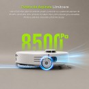 Aspirator robot inteligent cu functie mop 8500Pa, statie auto-golire, navigatie laser LDS, baterie 5200 mAh, perie anti-incurcare, control aplicatie WiFi Extravis