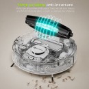 Aspirator robot inteligent cu functie mop 8500Pa, statie auto-golire, navigatie laser LDS, baterie 5200 mAh, perie anti-incurcare, control aplicatie WiFi Extravis