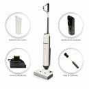 Aspirator vertical fara fir cu mop 200W, putere aspirare 18000Pa, baterie 5000mAh, rezervor apa 2x600ml, functie voce, ecran digital Breckner Germany