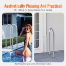 Balustrada aluminiu pentru piscina, 400 x 90 x 915 mm, Capacitate 100 kg, protectie UV, accesorii montaj incluse