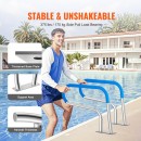 Balustrada inox pentru piscina, 805 x 100 x 585 mm, Capacitate 100 kg, protectie UV, accesorii montaj incluse