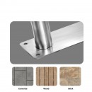 Balustrada inox pentru piscina, 805 x 100 x 585 mm, Capacitate 100 kg, protectie UV, accesorii montaj incluse