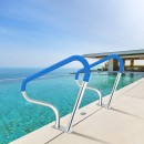 Balustrada pentru piscine din Inox, Vivatechnix dimensiune 98.9 x 81.3 cm, Capacitate 150 kg