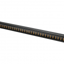 Bara LED stroboscopica galbena 62cm, 60W, 10-30V, 15 moduri iluminare
