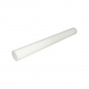 Bara poliamida, polioximetilena-poliacetal POM alba 1000x100mm 11.59 KG