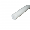 Bara poliamida, polioximetilena-poliacetal POM alba 1000x160mm 30.5Kg