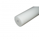 Bara poliamida, polioximetilena-poliacetal POM alba 1000x180mm 40.1Kg