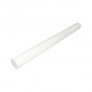 Bara poliamida, polioximetilena-poliacetal POM alba 1000x80mm 7.65 KG