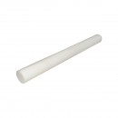 Bara poliamida, polioximetilena-poliacetal POM alba 1000x90mm 9.6 KG