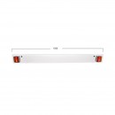 Bara remorca 1200mm, 2x lampa LED, cablu 6m, priza 7pini 12/24V