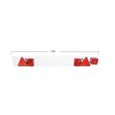 Bara remorca 1220mm, 2x lampa, 1x lampa ceata, 2x triunghi reflectorizant, cablu 6m si priza 7 pini 12V