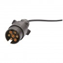Bara remorca ajustabila 1000-1600mm 2x lampa LED, 2x triunghi reflectorizant, cablu 6m si priza 7 pini 12/24V