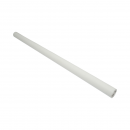Bara teflon PTFE, politetrafluoretilena alba 1000x50mm 4.51 Kg