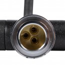Baterie 3 cai pentru filtru apa, osmoza inversa, neagra