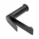 Baterie lavoar baie Premium din cupru, pipa lunga, design rotund, monocomanda, negru mat, furtunuri incluse