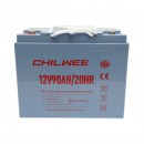 Baterie VRLA GEL 12V 90Ah 20HR pentru tricicluri, scutere, vehicule electrice 269x180x266mm CHILWEE
