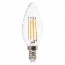 BEC LED E14 6W CU FILAMENT 3000K ALB CALD