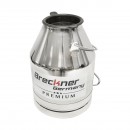 Bidon de inox cu capac pentru lapte 30L aparat de muls vaci Breckner Germany