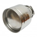 Bidon de inox pentru lapte cu capac 20L aparat de muls vaci Breckner Germany