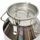 Bidon de inox pentru lapte cu capac 20L aparat de muls vaci Breckner Germany