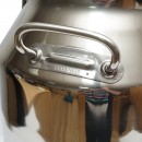Bidon de inox pentru lapte cu capac 40L aparat de muls vaci Breckner Germany