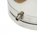 Bidon de inox pentru lapte cu capac 50L cu robinet aparat de muls vaci Breckner Germany