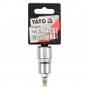 Bit Torx T40 cu adaptor 1/2, 55mm, Cr-V, Yato YT-04314