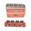 Bloc motor pe cuzinet/inel cu chiulasa asamblata pentru tractor UTB U-650 103.01.066 / 110.02.909