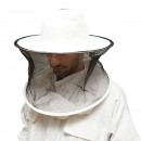 Bluza apicola alba cu masca de protectie marimea XL