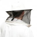 Bluza apicola alba cu masca de protectie marimea XL