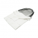 Bluza apicola alba cu masca de protectie tip gluga marimea L