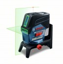 Bosch GCL 2-50 CG + RM 2 + BM 3 (solo) Nivela laser verde cu linii (20 m) cu Bluetooth + Suport professional + Clema pentru tavan + L-Boxx - 3165140934527