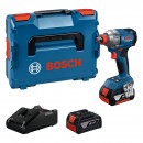 Bosch GDX 18V-285 Masina de gaurit cu percutie 18V, 500Nm + 2 acumulatori 4.0Ah + incarcator GAL 18V-40 + L-BOXX - 4053423324822