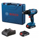 Bosch GSB 183-LI Masina de gaurit si insurubat 56Nm + 2 acumulatori Li-Ion 18V + incarcator + valiza profesionala - 4053423238365