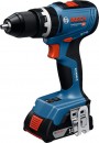 Bosch GSB 18V-65 Masina de gaurit si insurubat 18V + 2 acumulatori 5.0Ah + incarcator GAL 18V-40 + L-Boxx - 4053423321142