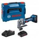 Bosch GSC 18V-16 E Foarfeca pentru tabla + 2 acumulatori ProCore Li-Ion 18V + incarcator 4Ah + L-Boxx - 4059952646831