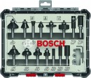 Bosch Set 15 freze HM tija 8mm - 3165140958035